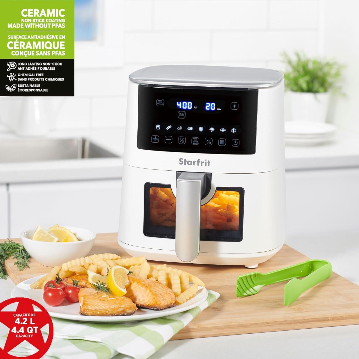 Freidora de Aire Digital Starfrit 4.2L - 8 Funciones - Cerámica