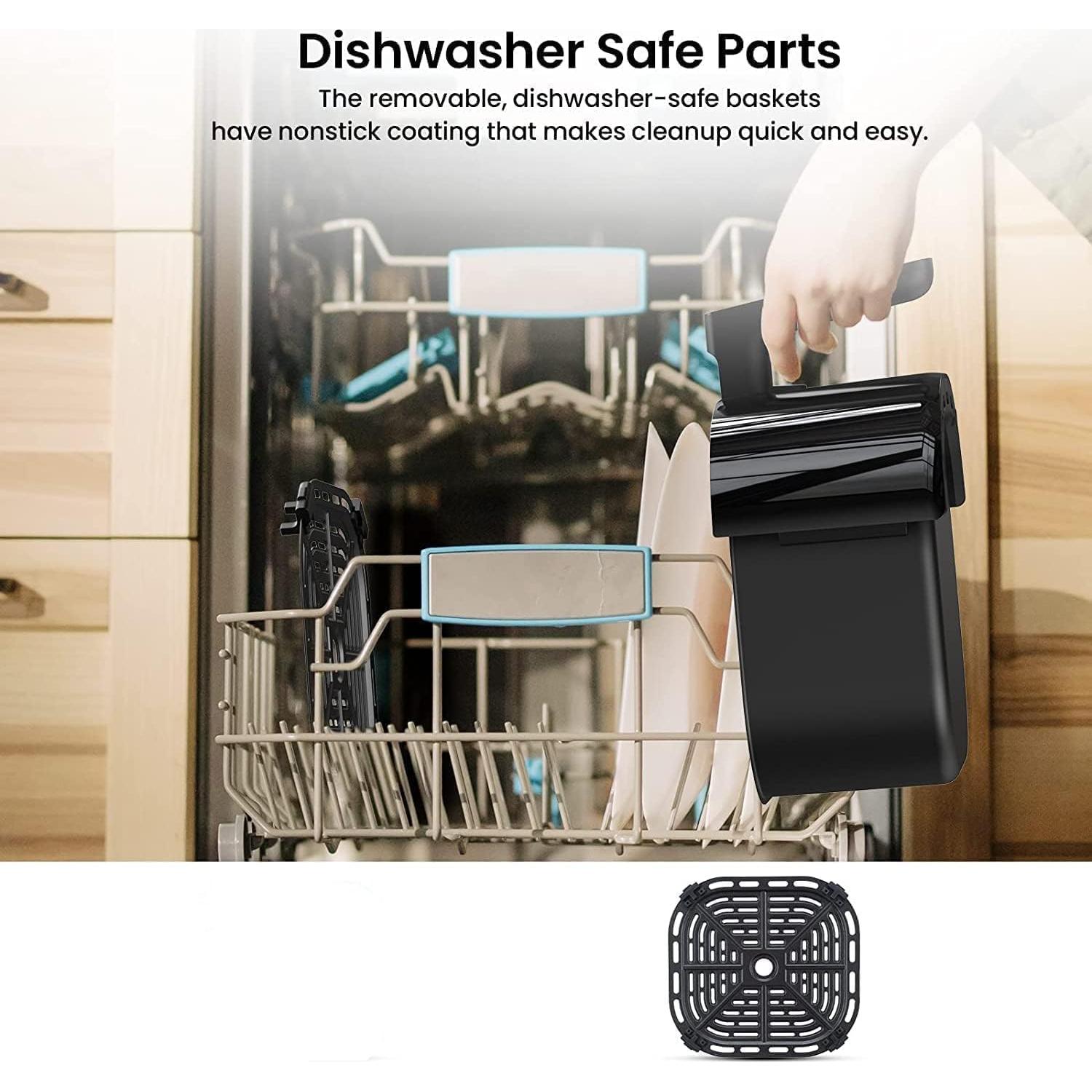 Freidora de Aire GarveeHome 5QT 8 en 1 Digital Antiadherente