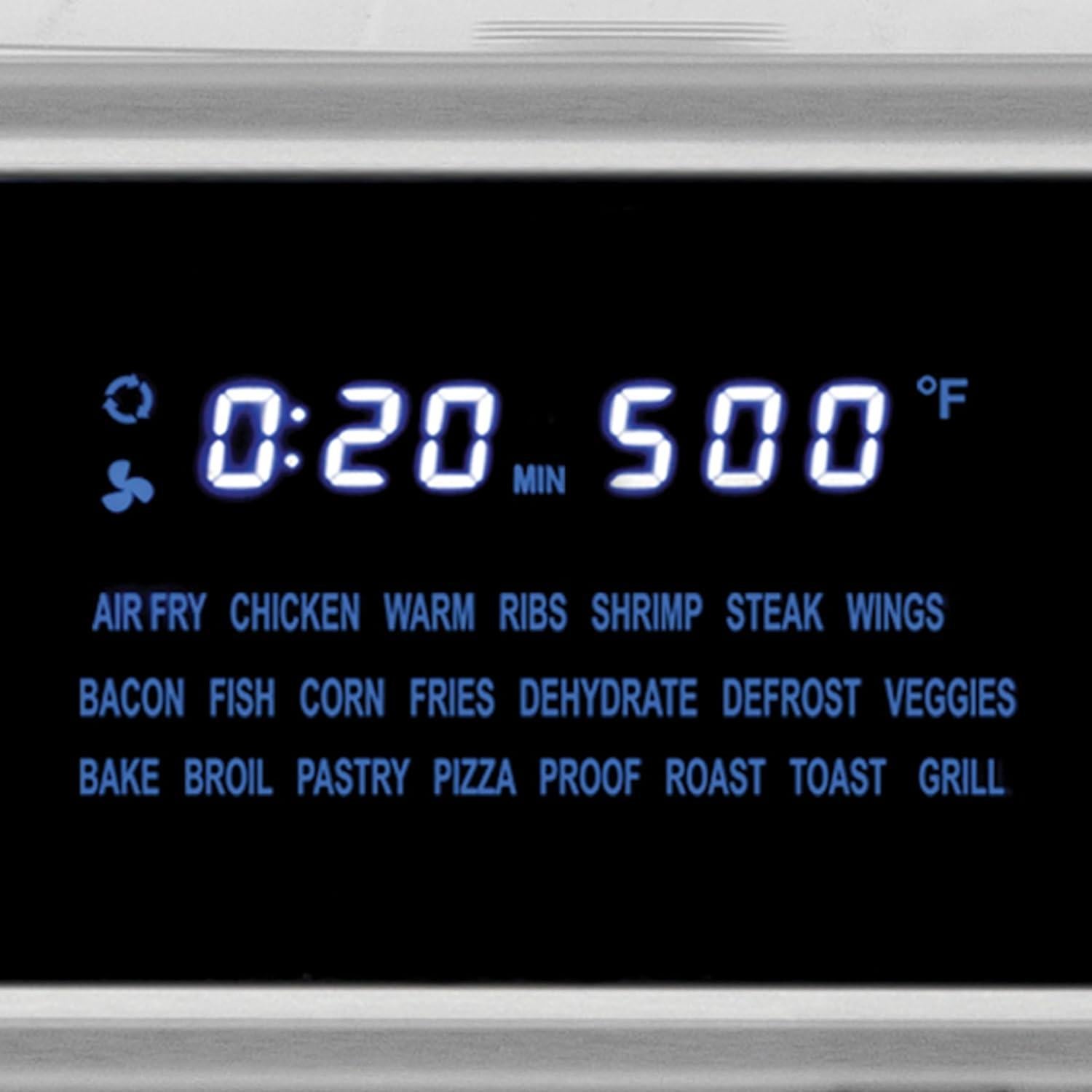 Horno Freidor Kalorik MAXX 26 Cuartos Acero Inoxidable 1700W