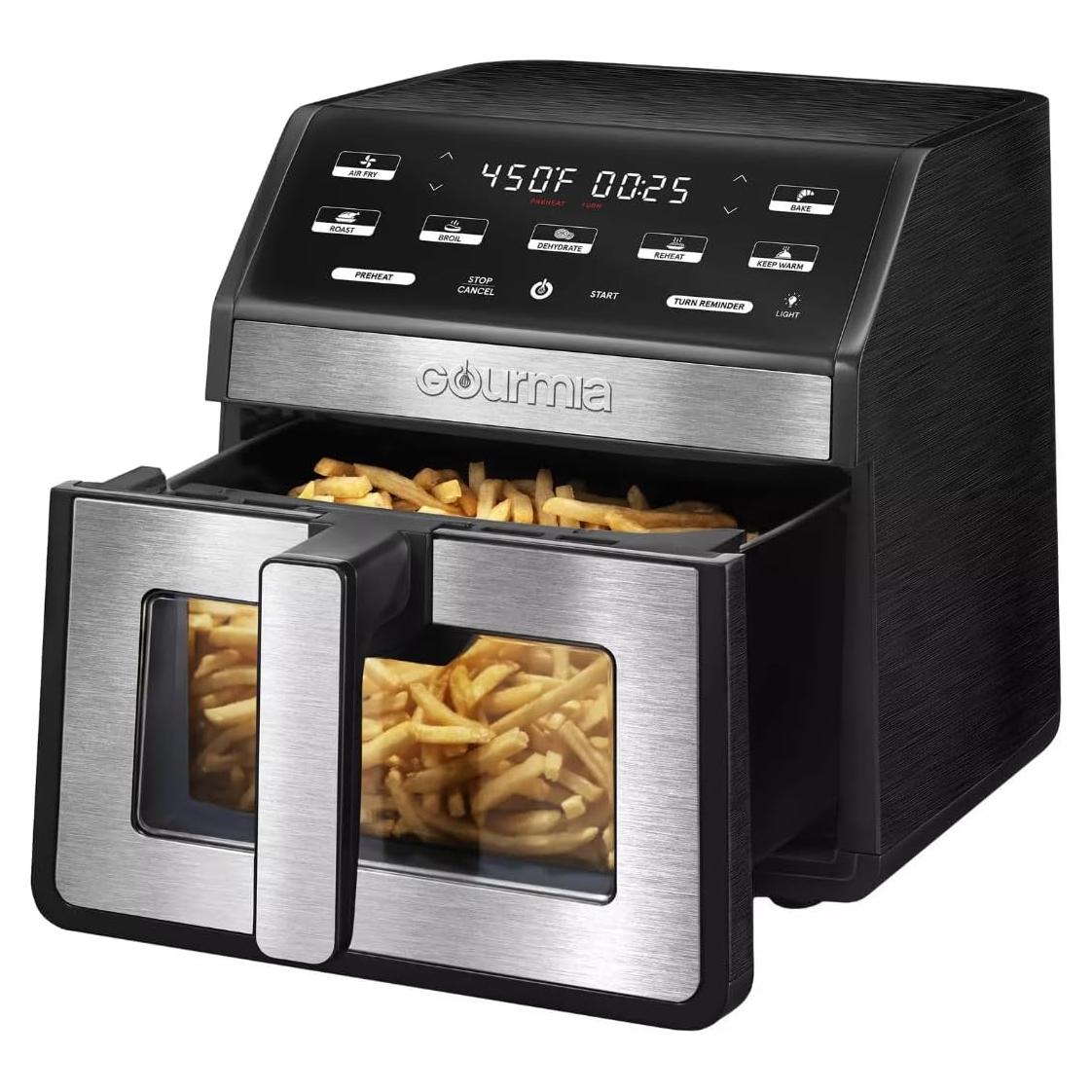 Freidora de Aire Digital Gourmia Fryforce 7.6L Táctil