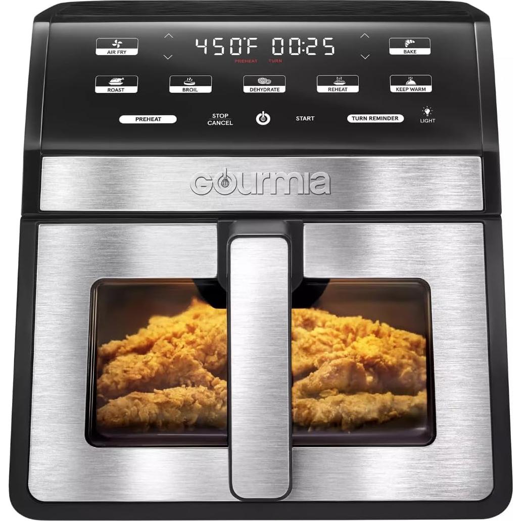 Freidora de Aire Digital Gourmia Fryforce 7.6L Táctil