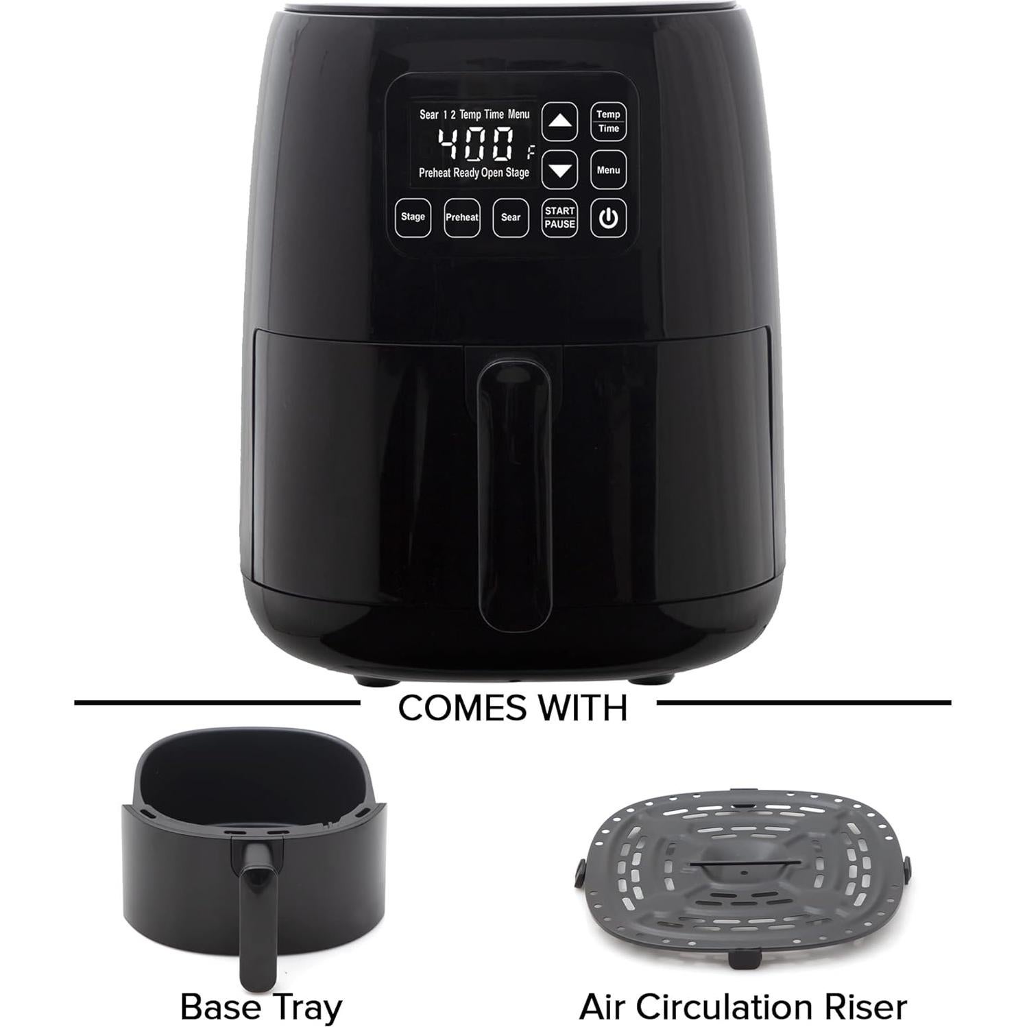 Freidora de Aire Nuwave Brio 2.6 Qt Digital Táctil 1500W