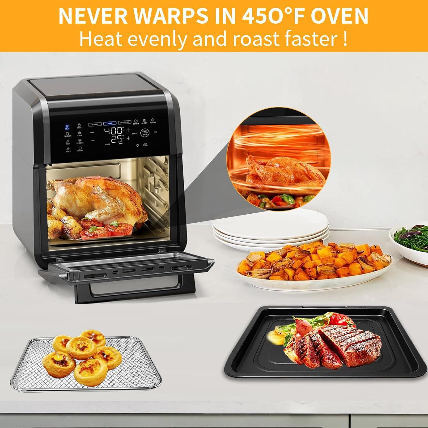 Accesorios para Freidora de Aire Chefman 12QT - Sartén Crisper y Cestas