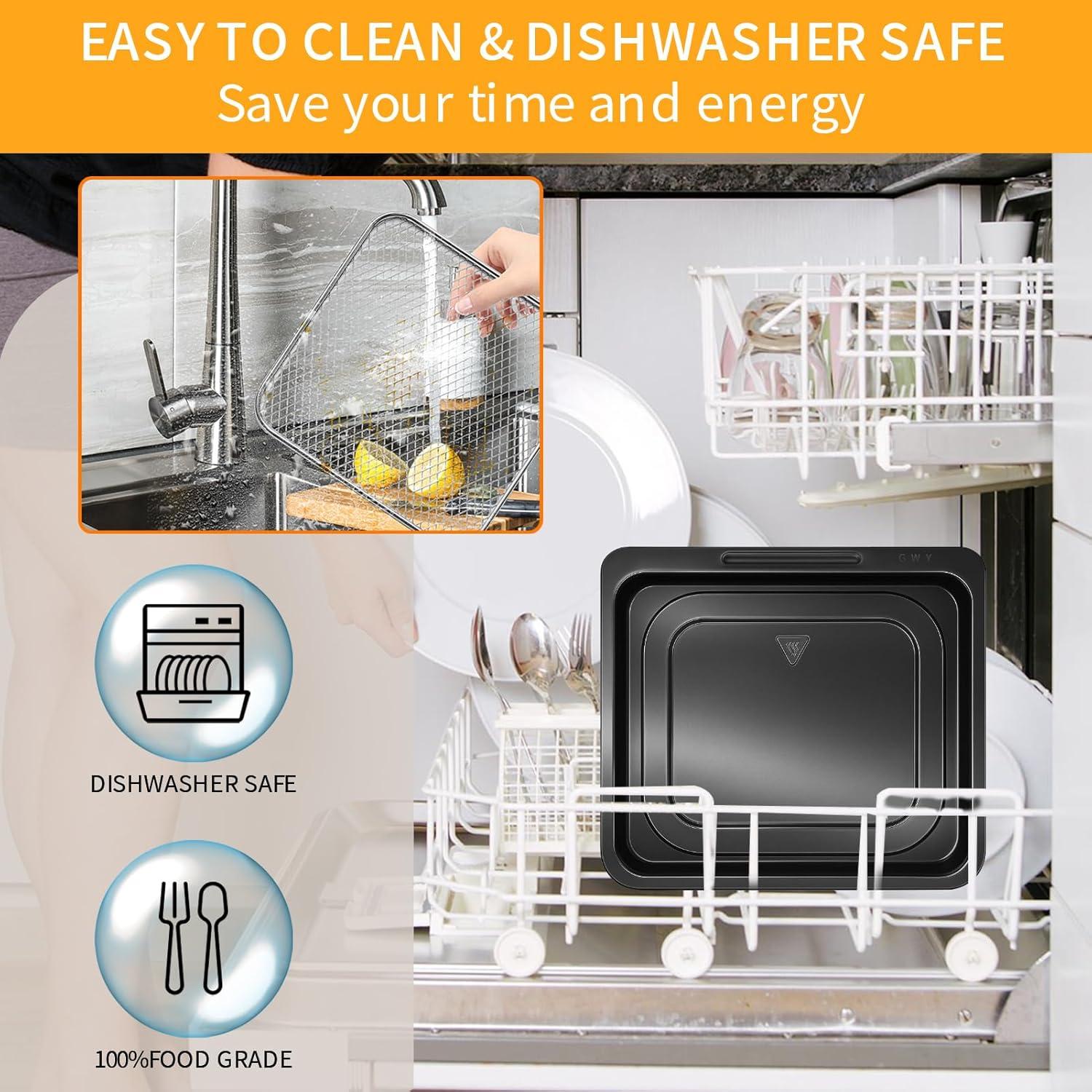 Accesorios para Freidora de Aire Chefman 12QT - Sartén Crisper y Cestas