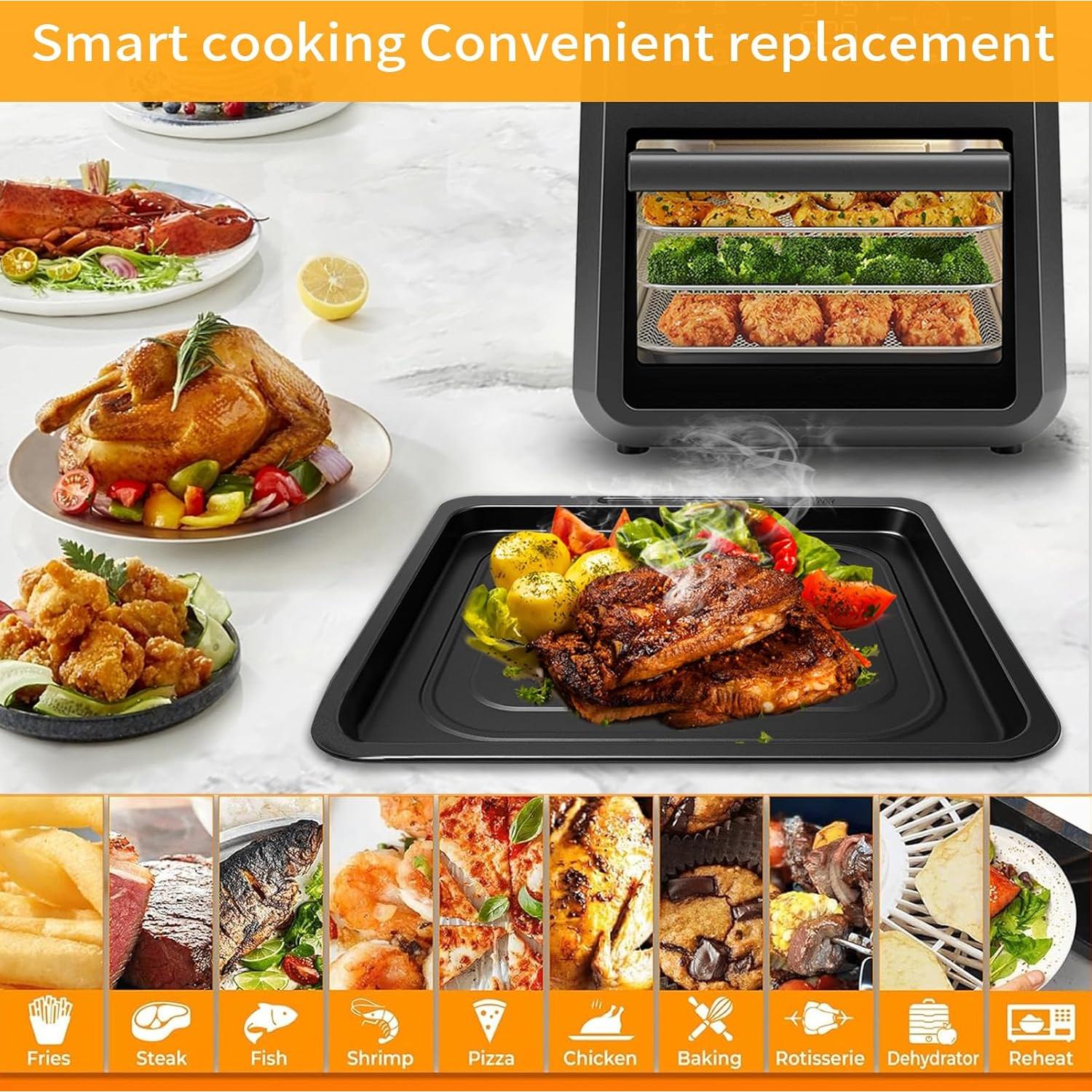 Accesorios para Freidora de Aire Chefman 12QT - Sartén Crisper y Cestas