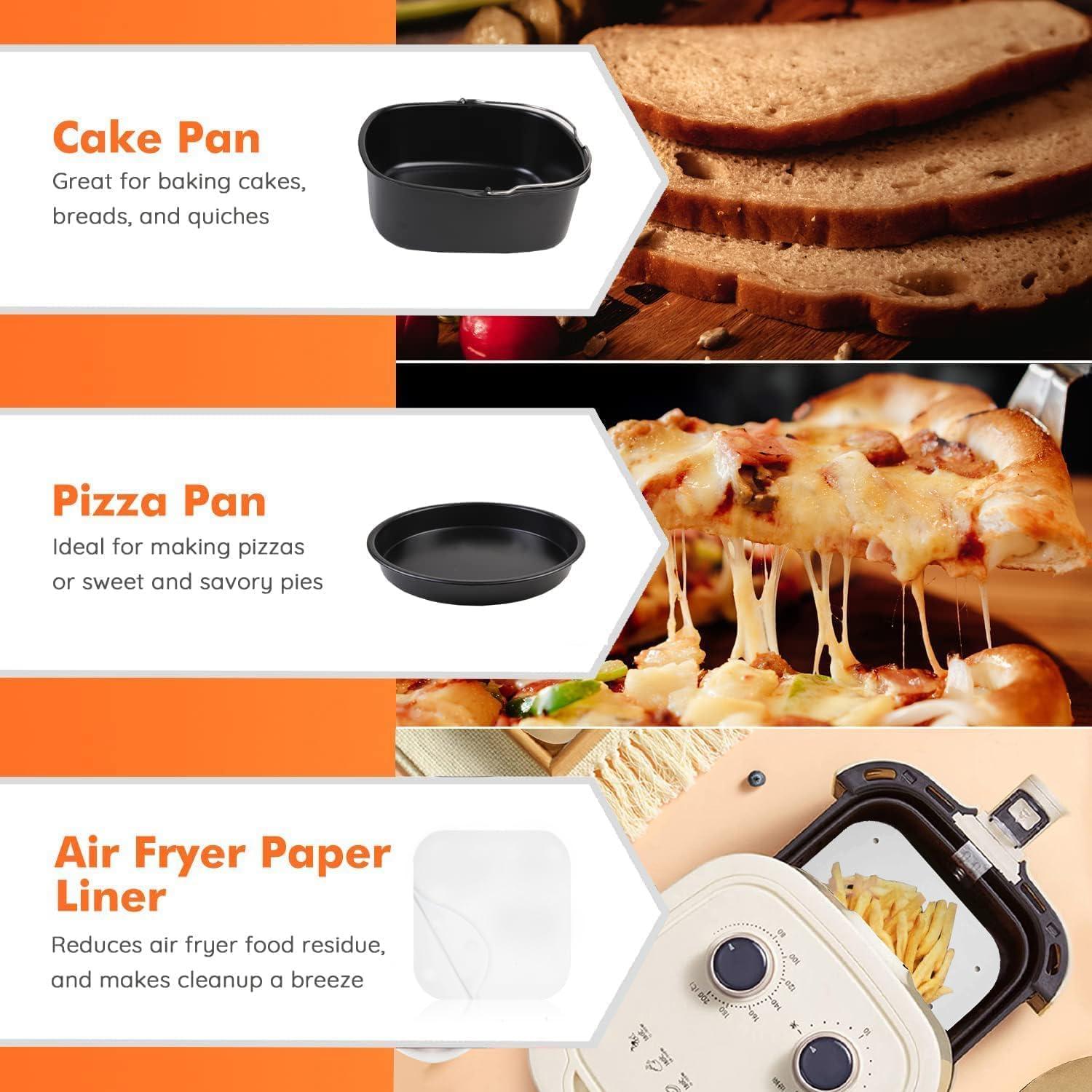 Accesorios para Freidora de Aire RHM 10 Piezas 5.8-8QT