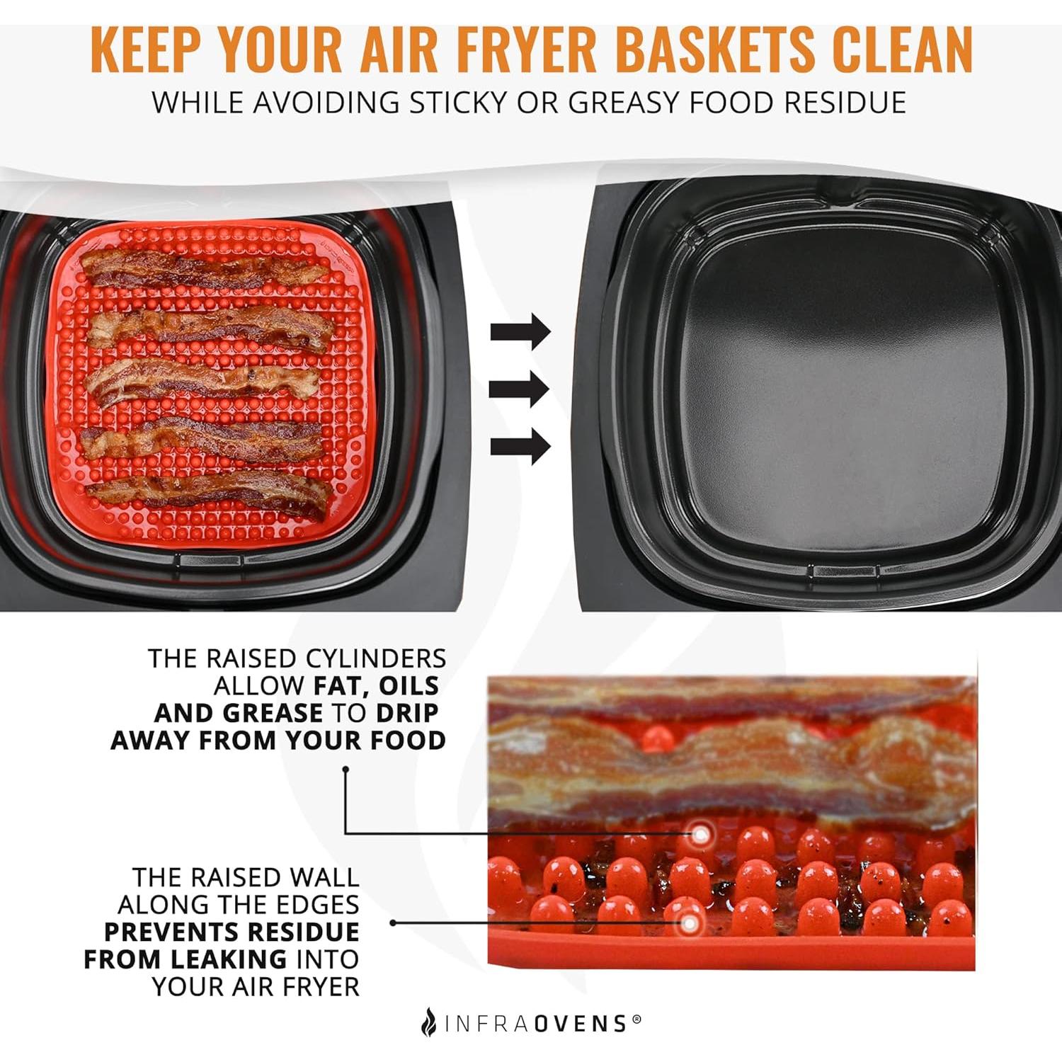 Set de Accesorios para Freidora de Aire INFRAOVENS 22.1 cm