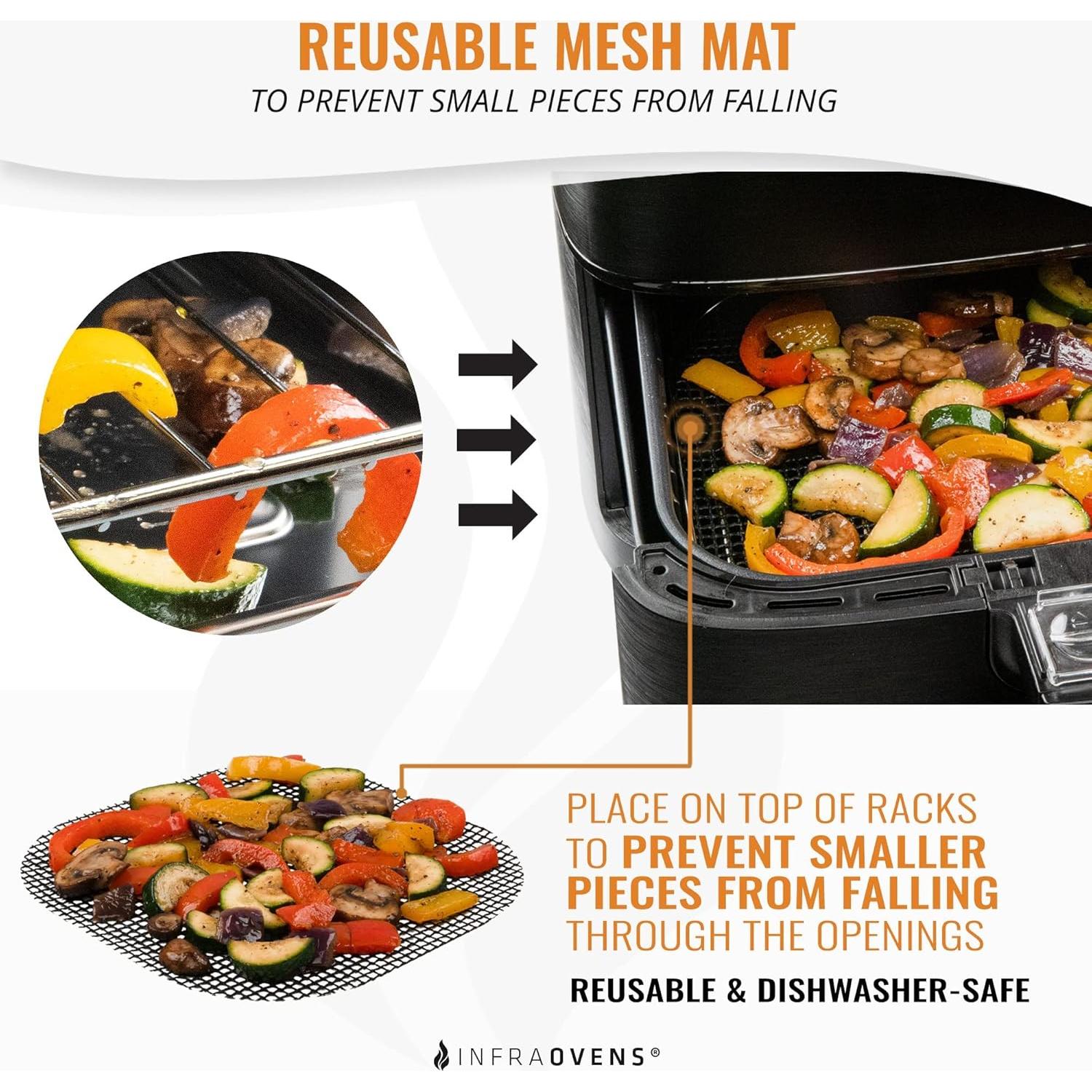 Set de Accesorios para Freidora de Aire INFRAOVENS 22.1 cm