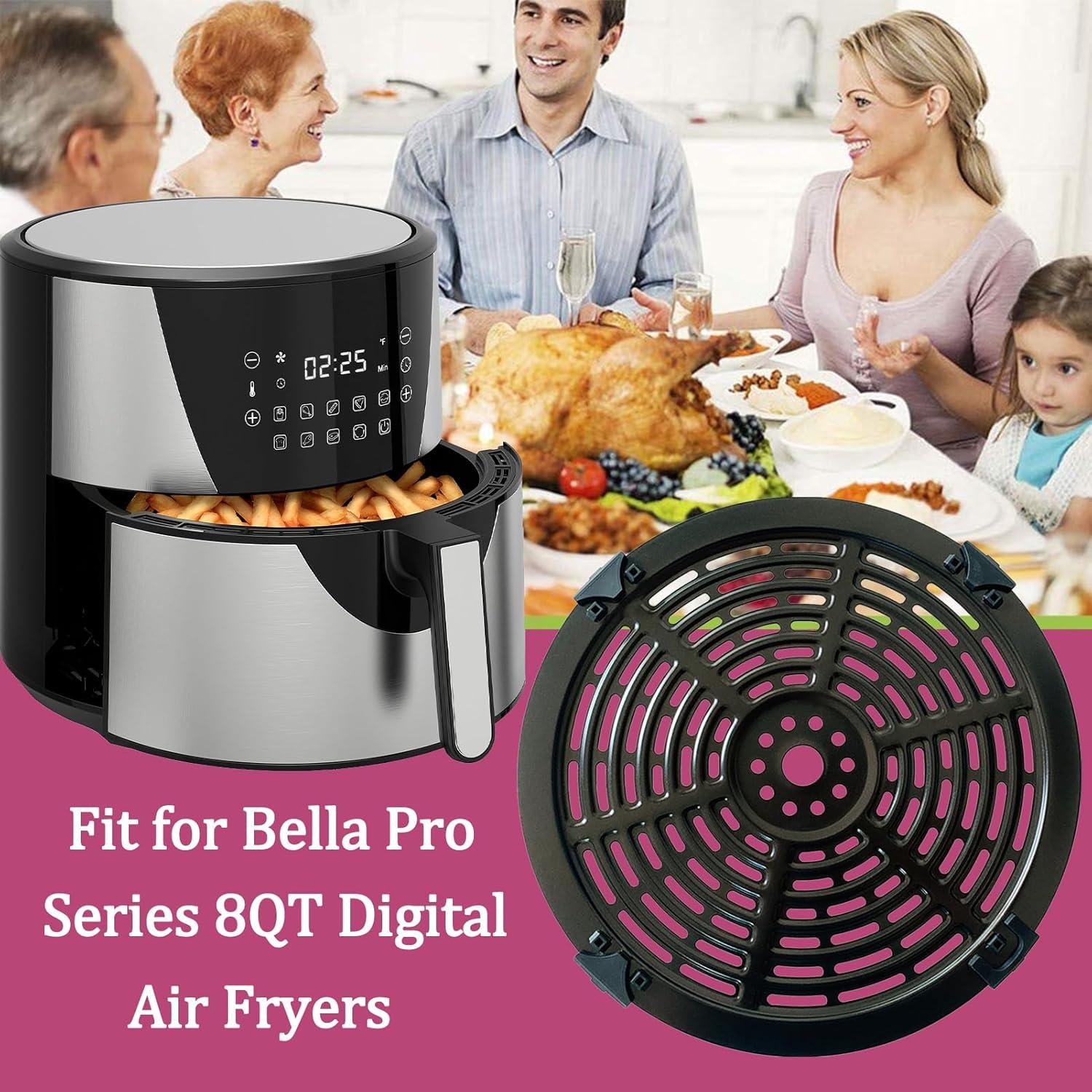Rejilla Crisper Redonda Bella Pro Series 8QT - Acero Alimenticio