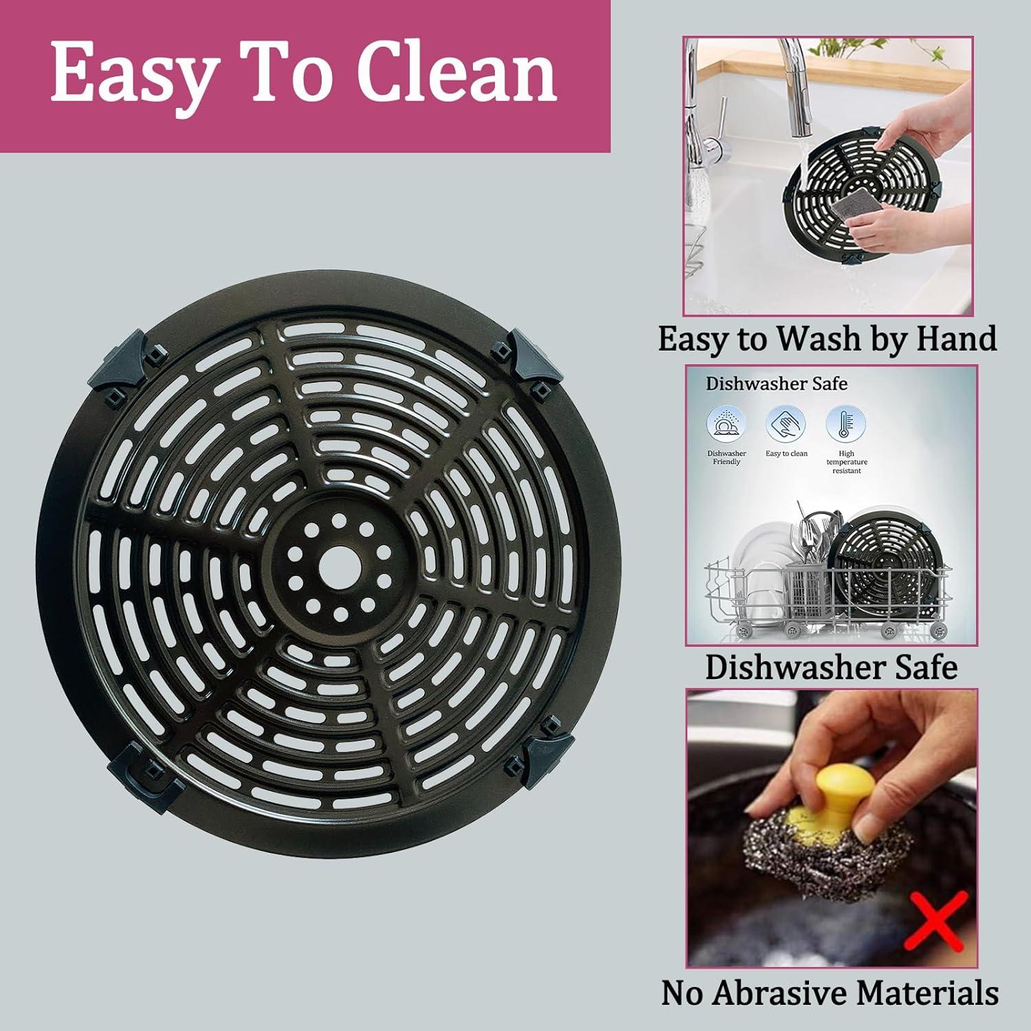 Rejilla Crisper Redonda Bella Pro Series 8QT - Acero Alimenticio