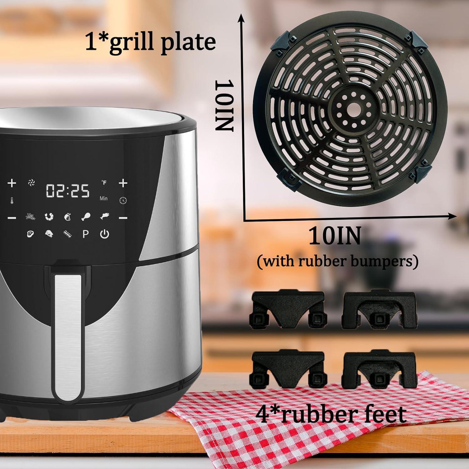 Rejilla Crisper Redonda Bella Pro Series 8QT - Acero Alimenticio