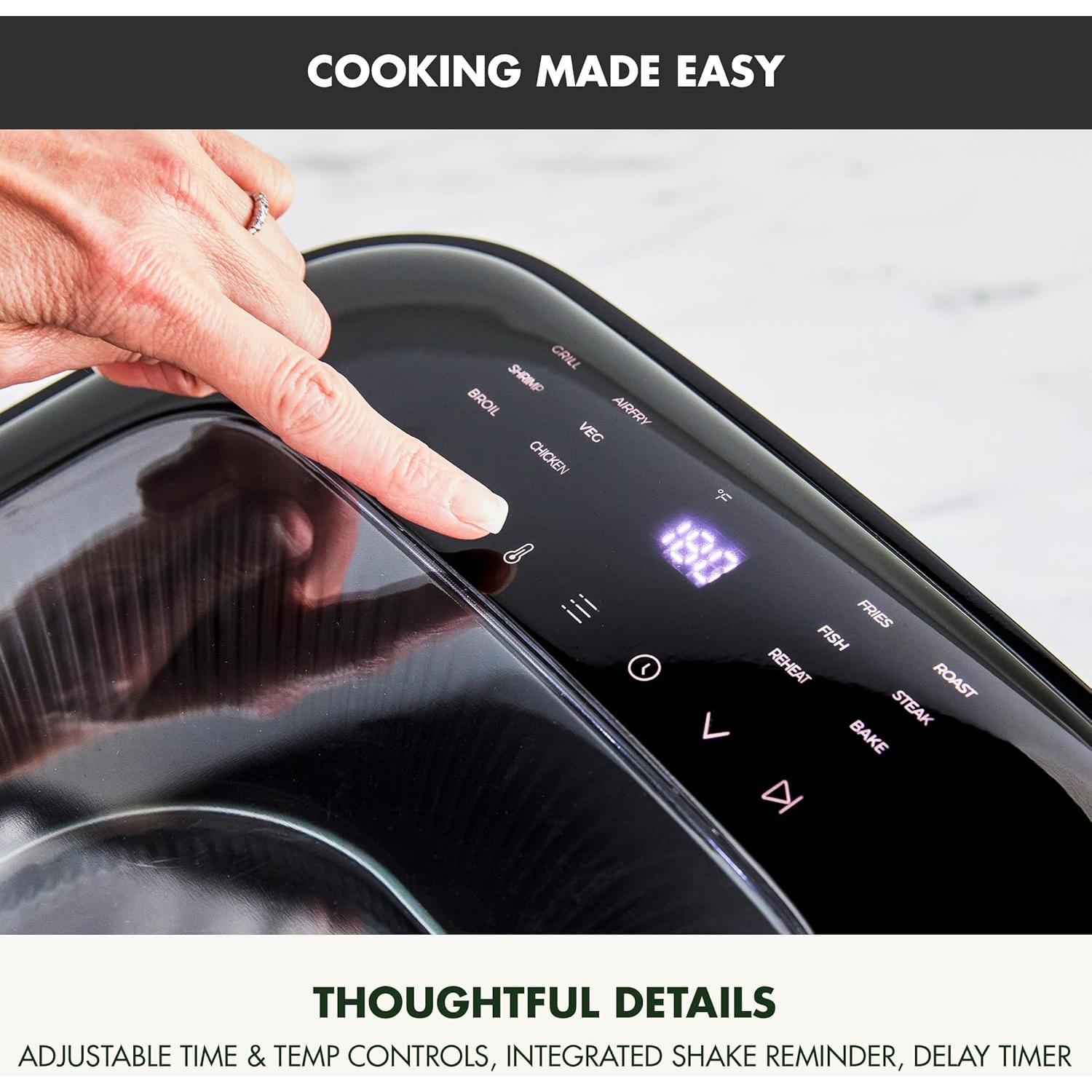 Freidora de aire GreenPan Electrics 7QT 12-en-1 cerámica