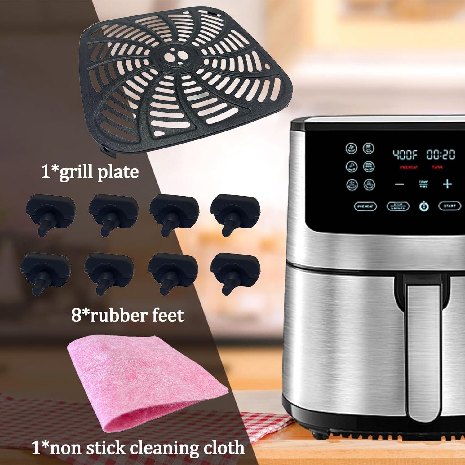 Plato Crisper de Acero Inoxidable 20.57cm para Freidora Gourmia GAF838