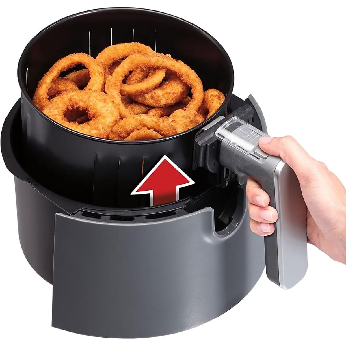 Freidora de Aire Digital Hamilton Beach 3.5L Gris 1400W