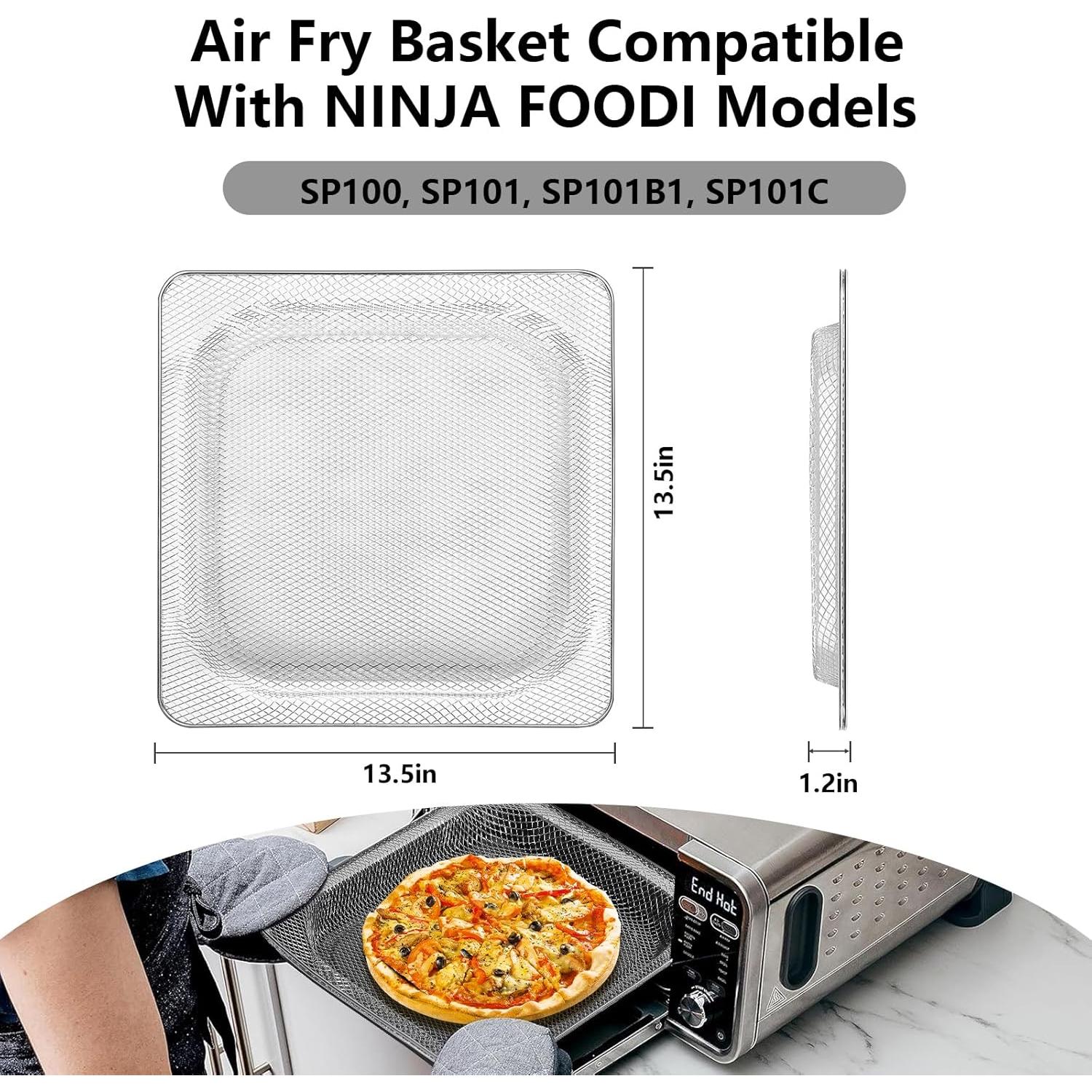 Cesta de Freír al Aire AMPtaan para Ninja Foodi SP100 - 33x33 cm