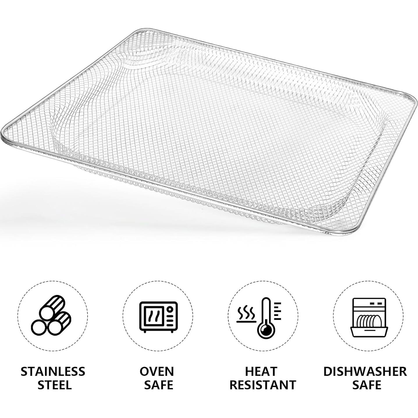 Cesta de Freír al Aire AMPtaan para Ninja Foodi SP100 - 33x33 cm