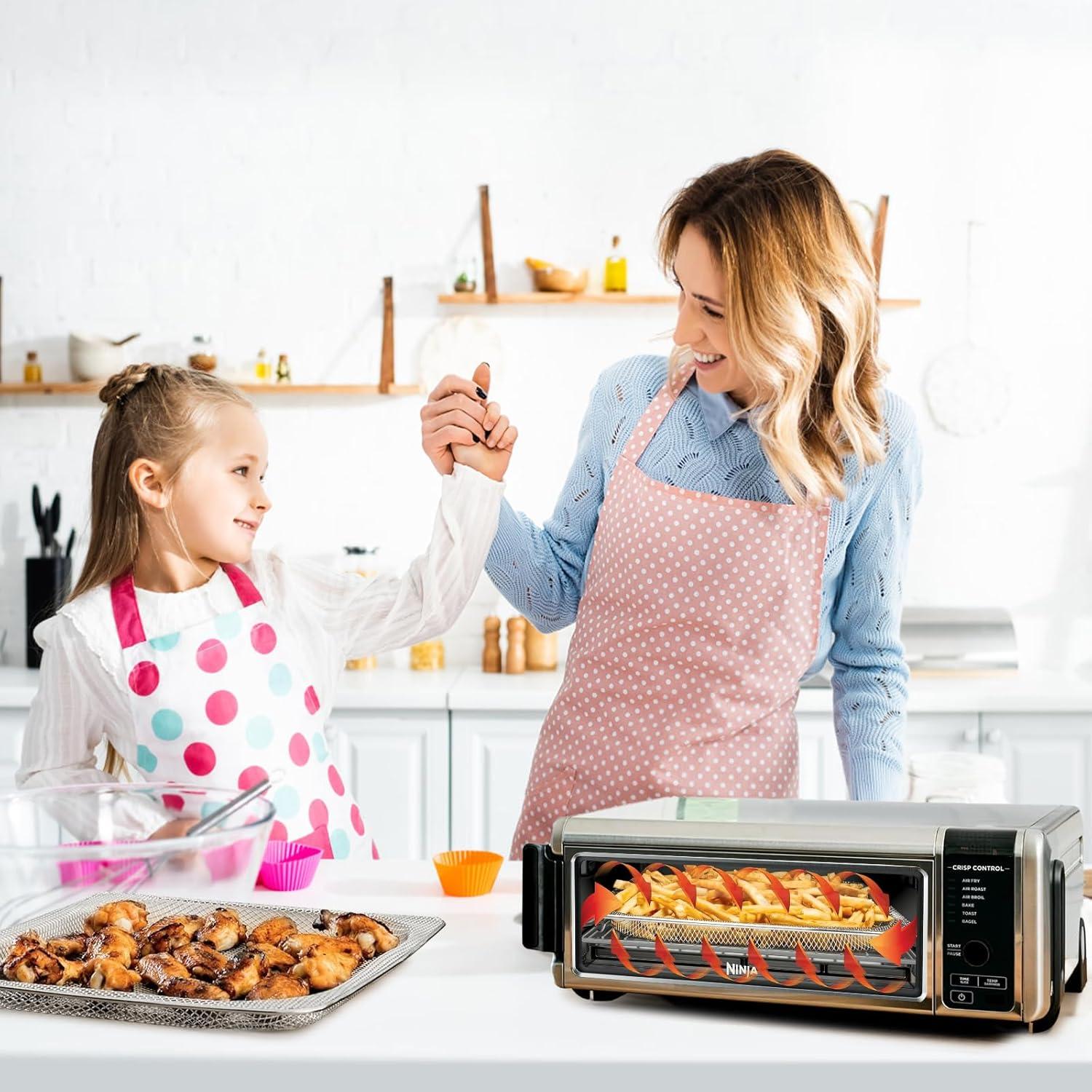 Cesta de Freír al Aire AMPtaan para Ninja Foodi SP100 - 33x33 cm