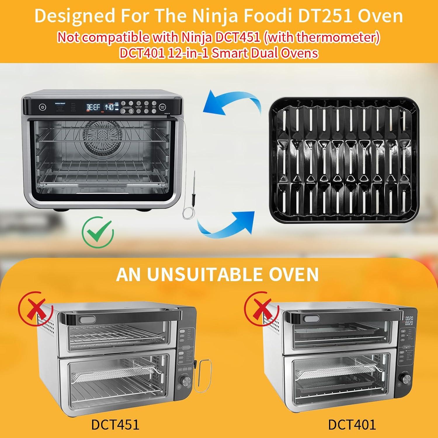 Sartén Crisper para Freidora de Aire Ninja Foodi DT251 34x29cm