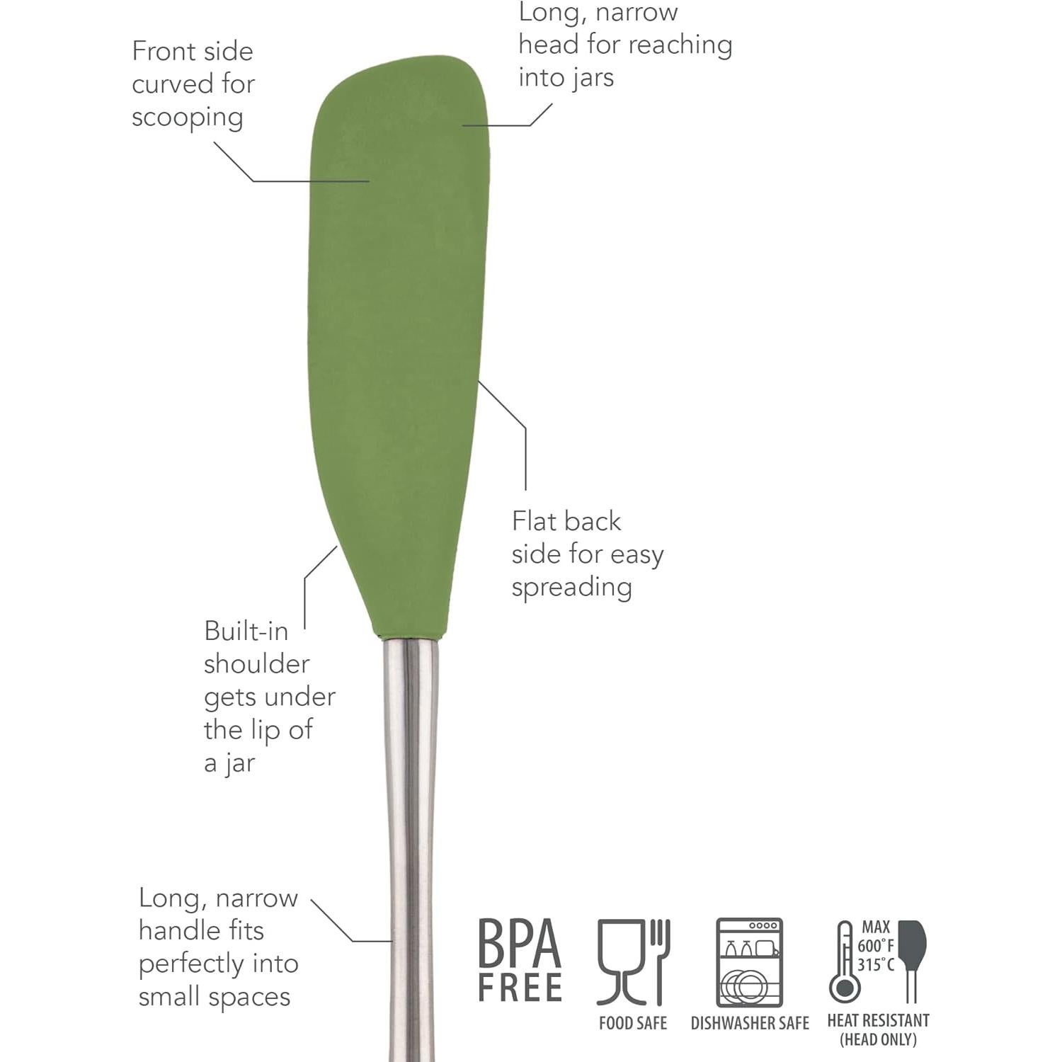 Espátula de Silicona para Tarros Tovolo Pesto 27.31 cm