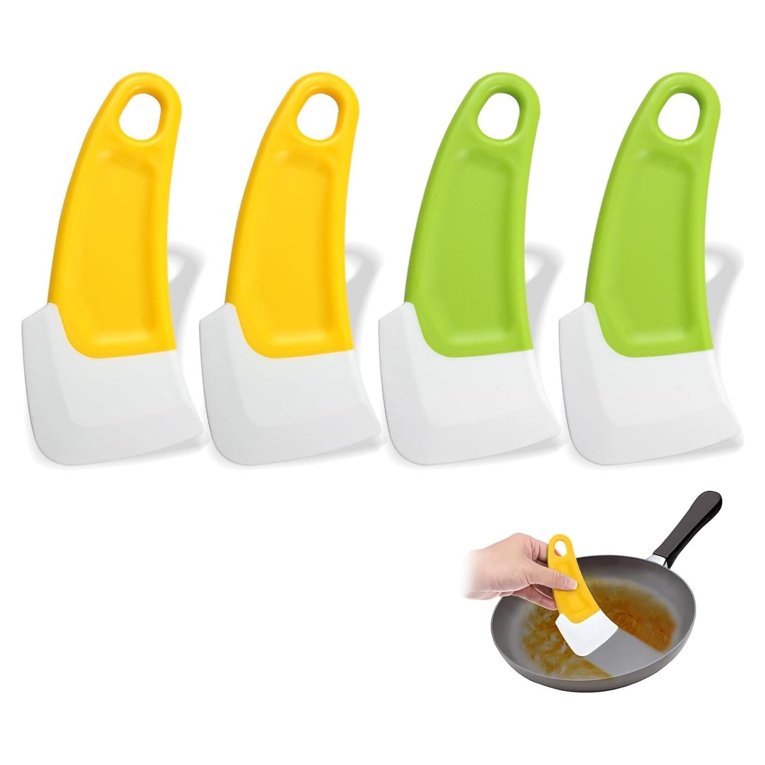 Juego de 4 Raspadores de Silicona Tienyuu - Multiusos para Cocina