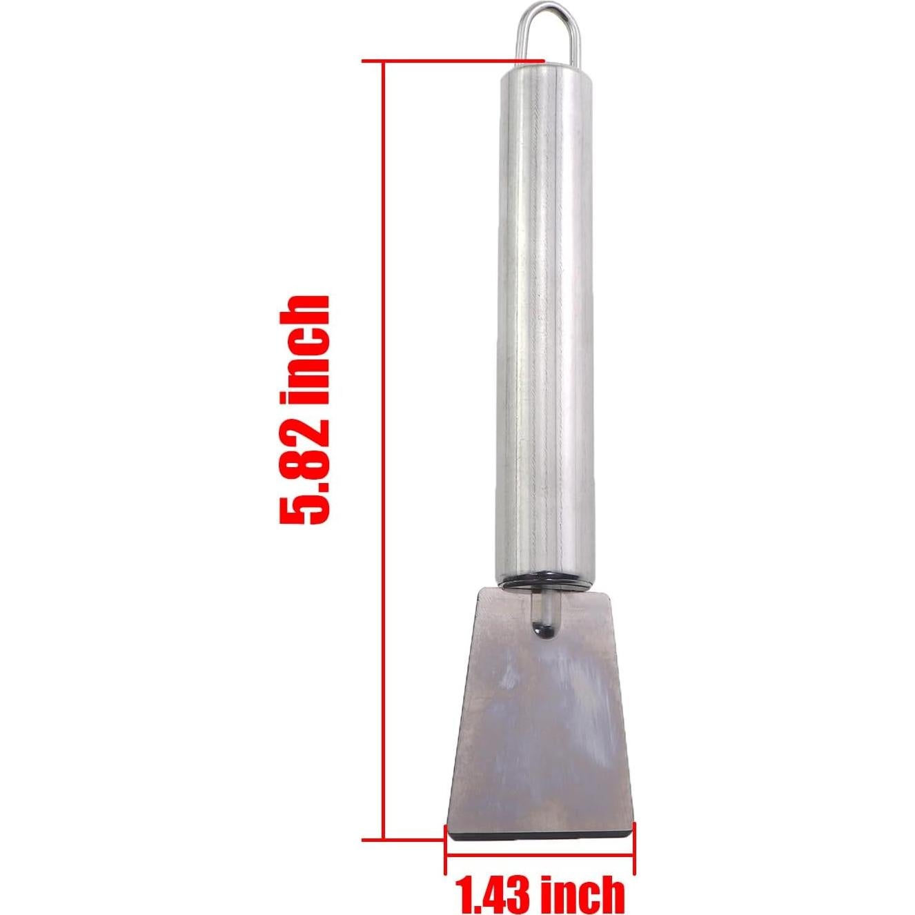 Raspador de Grasa Acero Inoxidable ZQIY 16.6x3.6cm