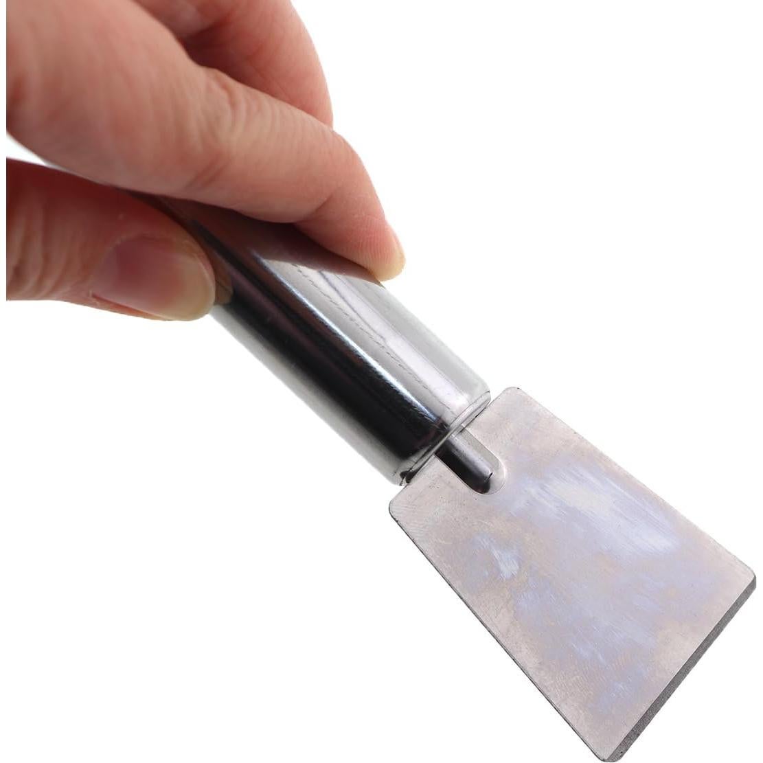 Raspador de Grasa Acero Inoxidable ZQIY 16.6x3.6cm