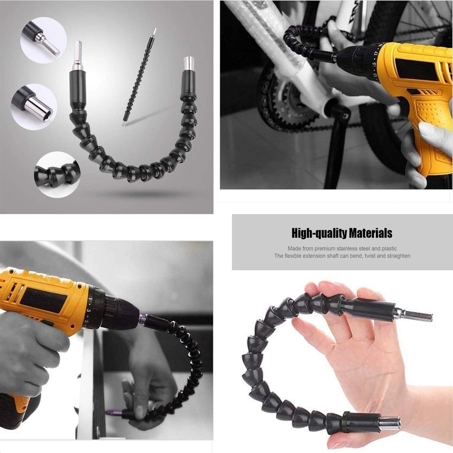 Extensión de Broca Flexible YIOYULEN 29.5cm 12PCS Adaptador