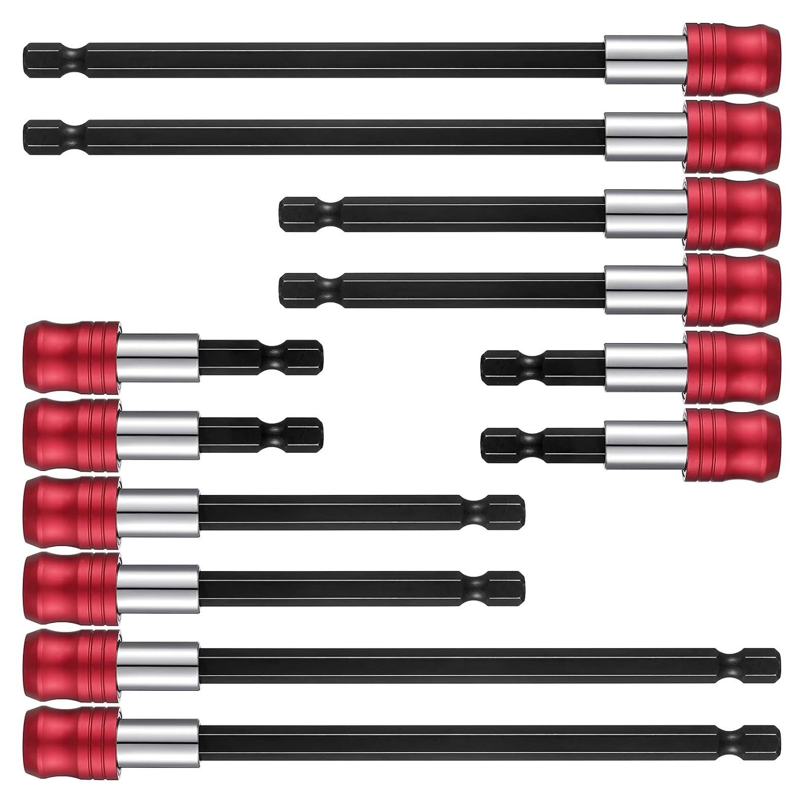 Extensión de Broca Magnética 12 Pcs Honoson 1/4" Hexagonal