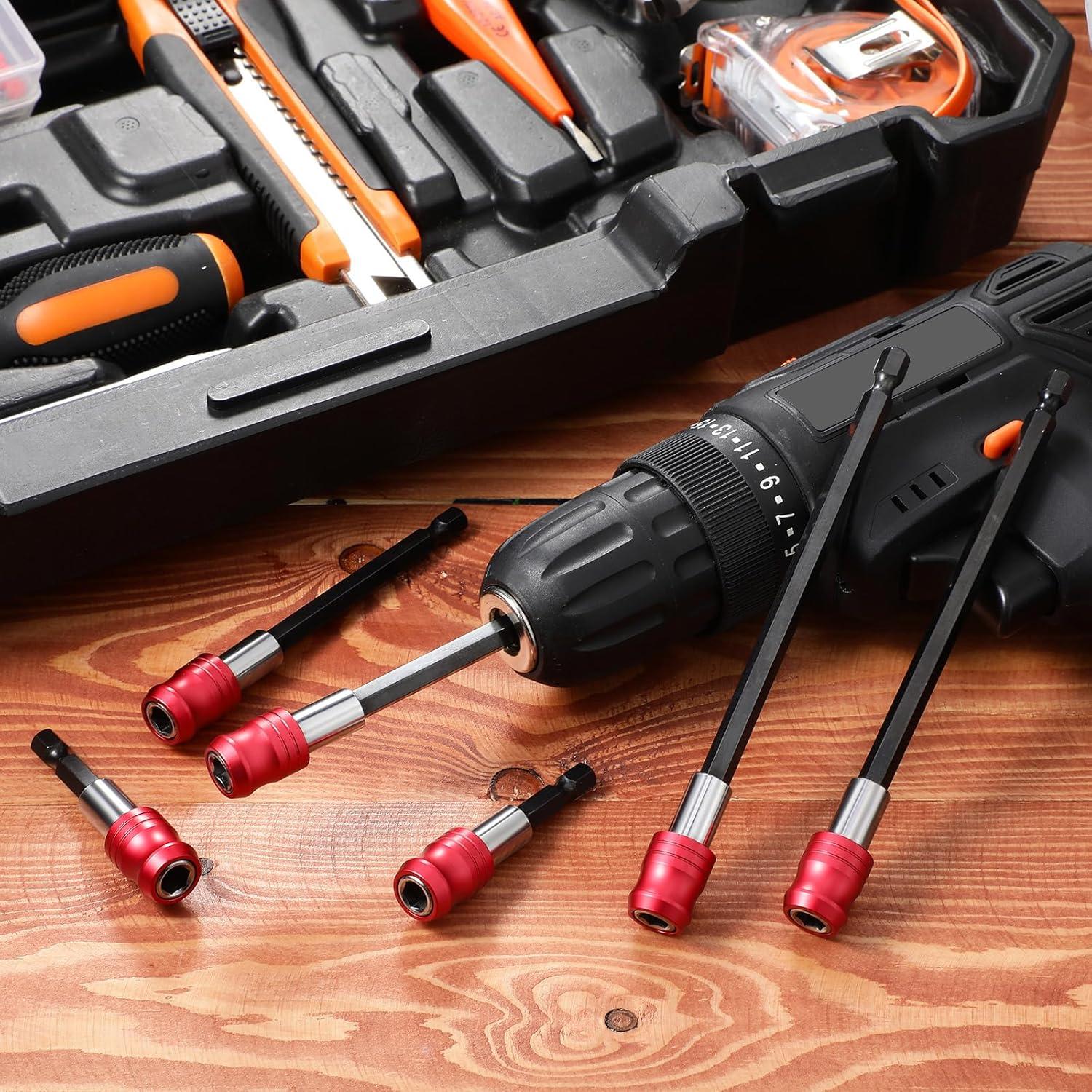 Extensión de Broca Magnética 12 Pcs Honoson 1/4" Hexagonal