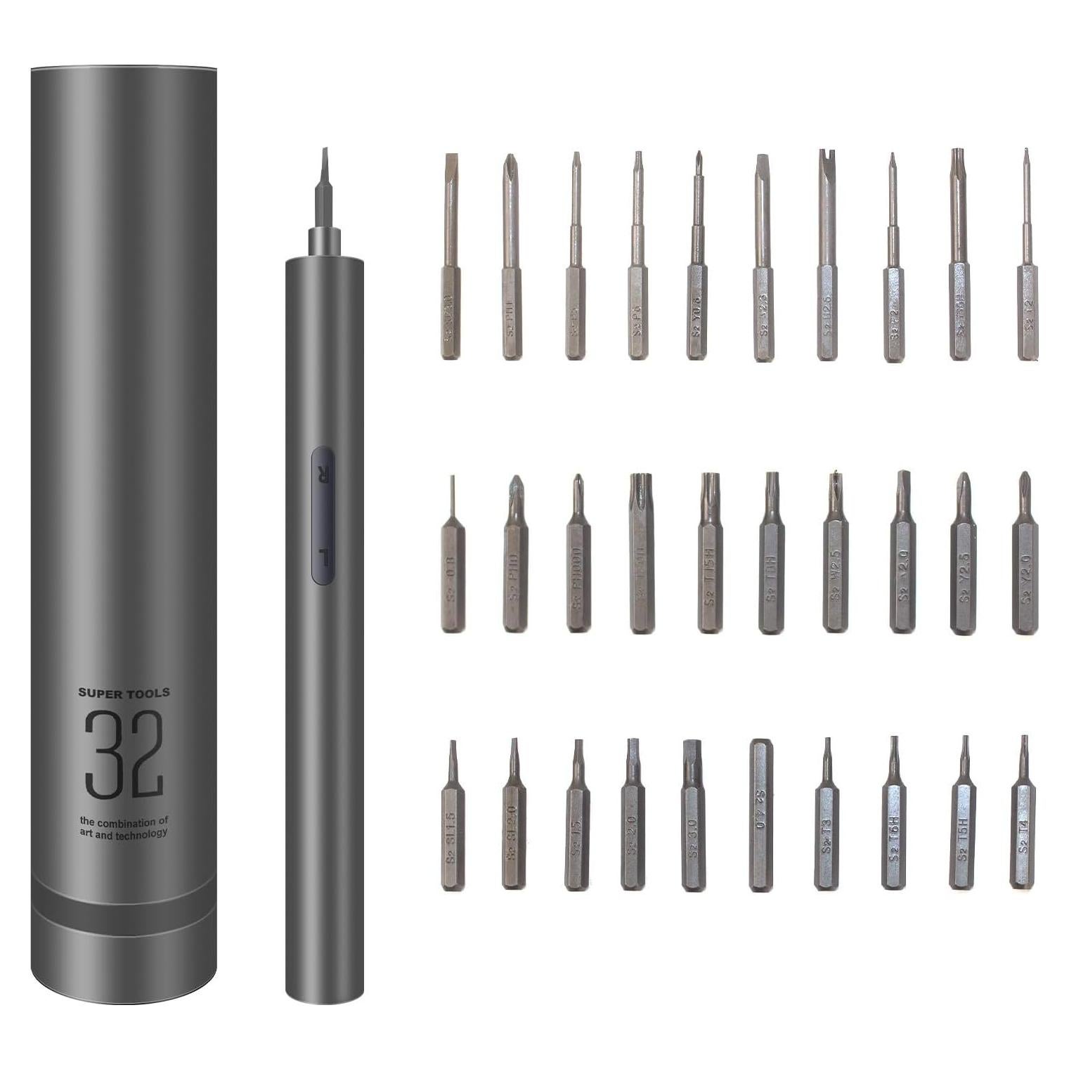 Mini destornillador eléctrico ONIYSUTWO 32 en 1 recargable