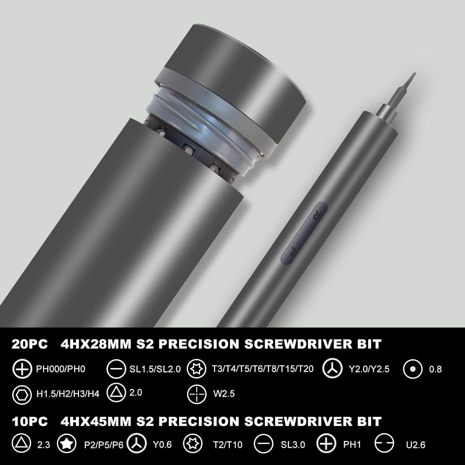 Mini destornillador eléctrico ONIYSUTWO 32 en 1 recargable