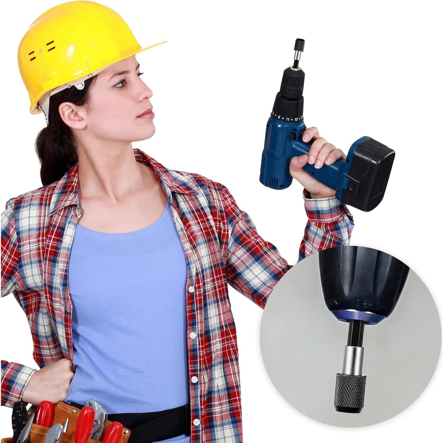 Chumia 10 Piezas Soporte de Broca Magnético 1/4" Hexagonal