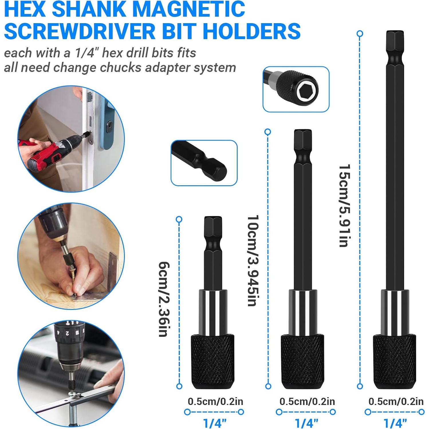 Juego de Extensión de Broca Flexible Grednfhat 24 Piezas