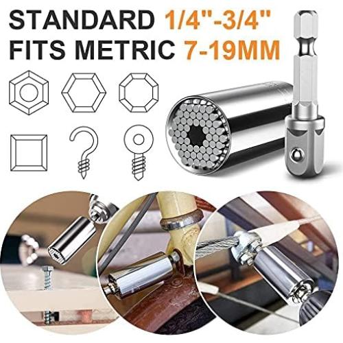 Juego de Extensión de Broca Flexible Grednfhat 24 Piezas