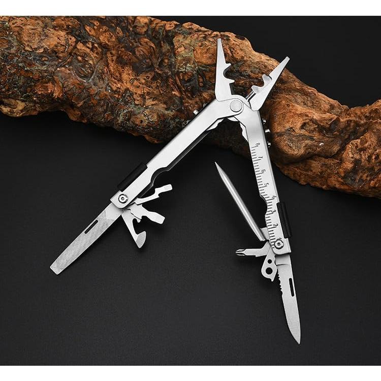 Alicate Multifuncional GXMRHWY 13 en 1 Acero Inoxidable Plata