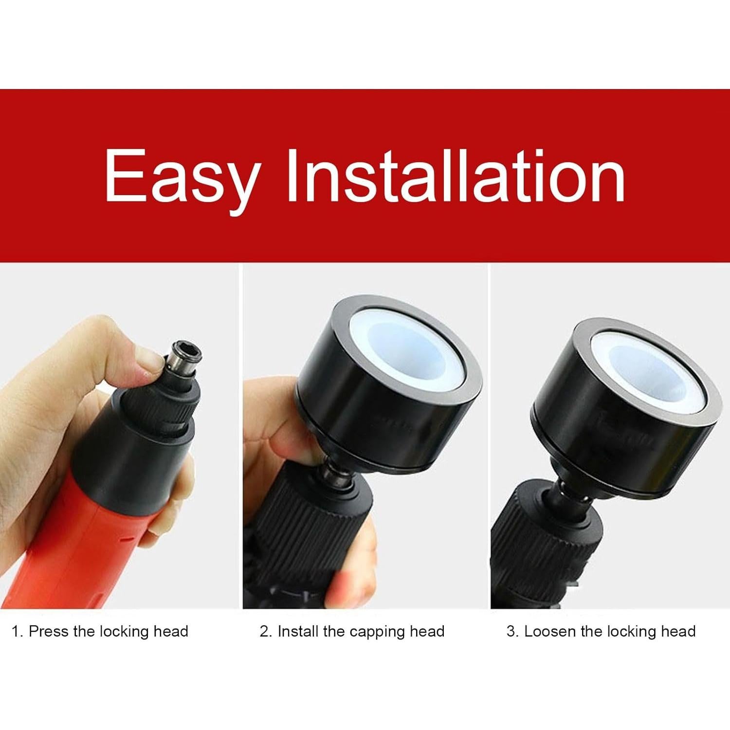 Cabezal de Taponado Eléctrico Fockety 60-70mm para Botellas