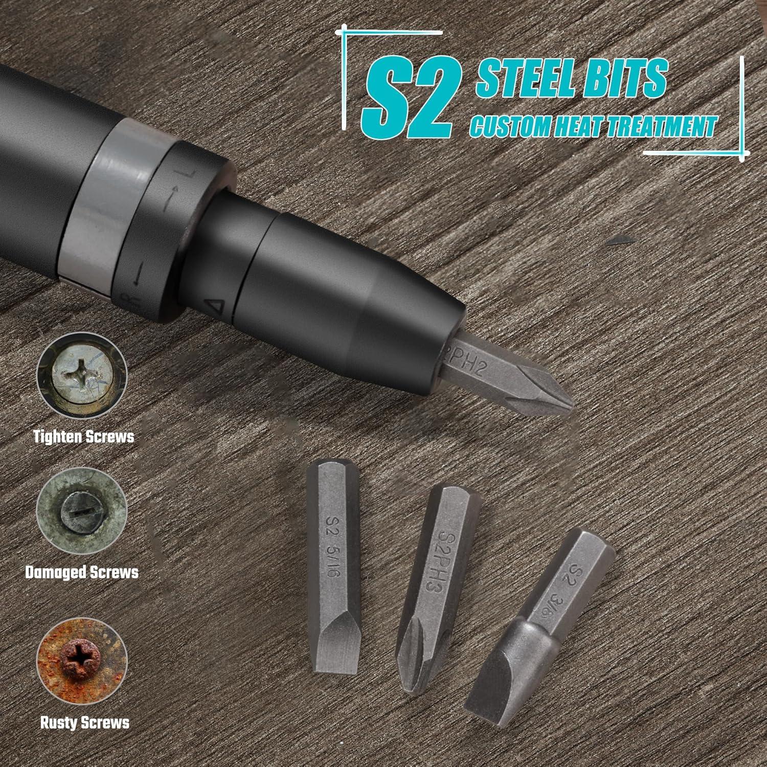 Juego de Destornilladores de Impacto DURATECH 3/8" - 5 Piezas