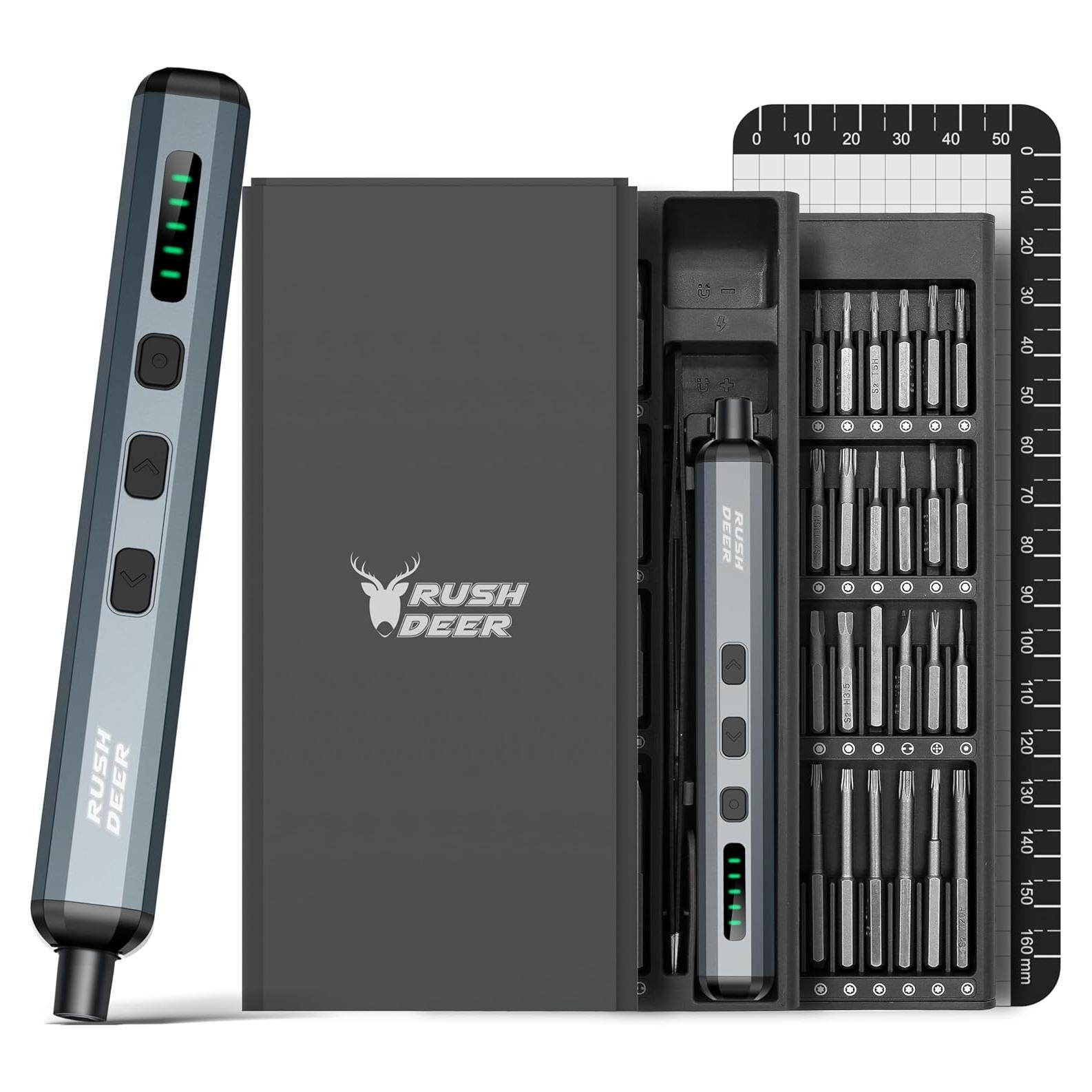 Destornillador Eléctrico Rush Deer 70 en 1 Mini Recargable