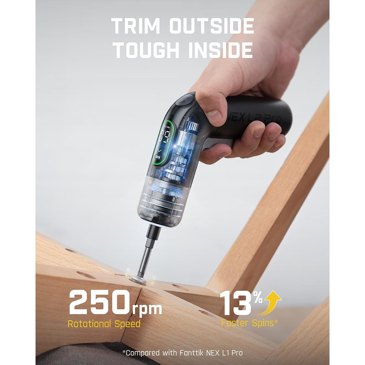 Destornillador eléctrico Fanttik L2 Pro 20 puntas 6 N·m