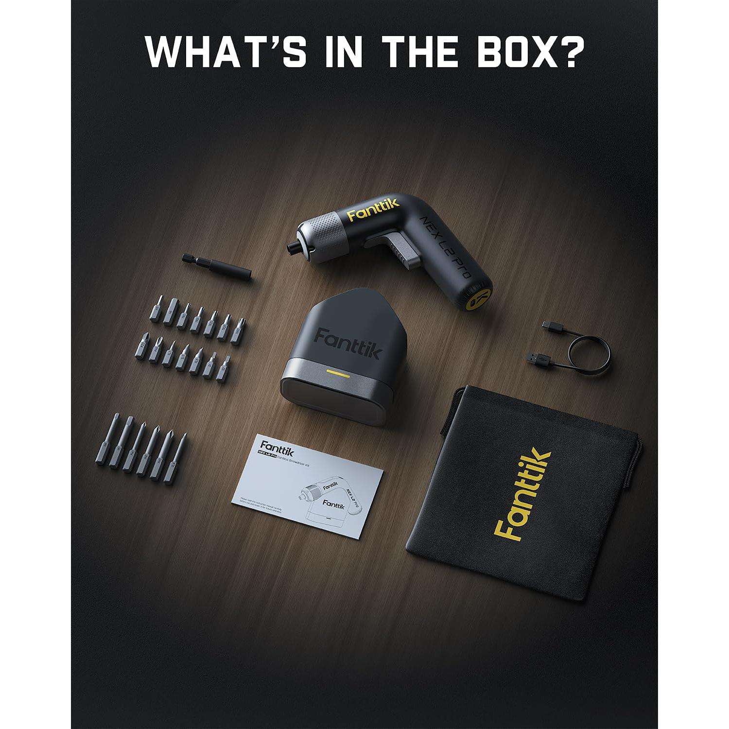 Destornillador eléctrico Fanttik L2 Pro 20 puntas 6 N·m