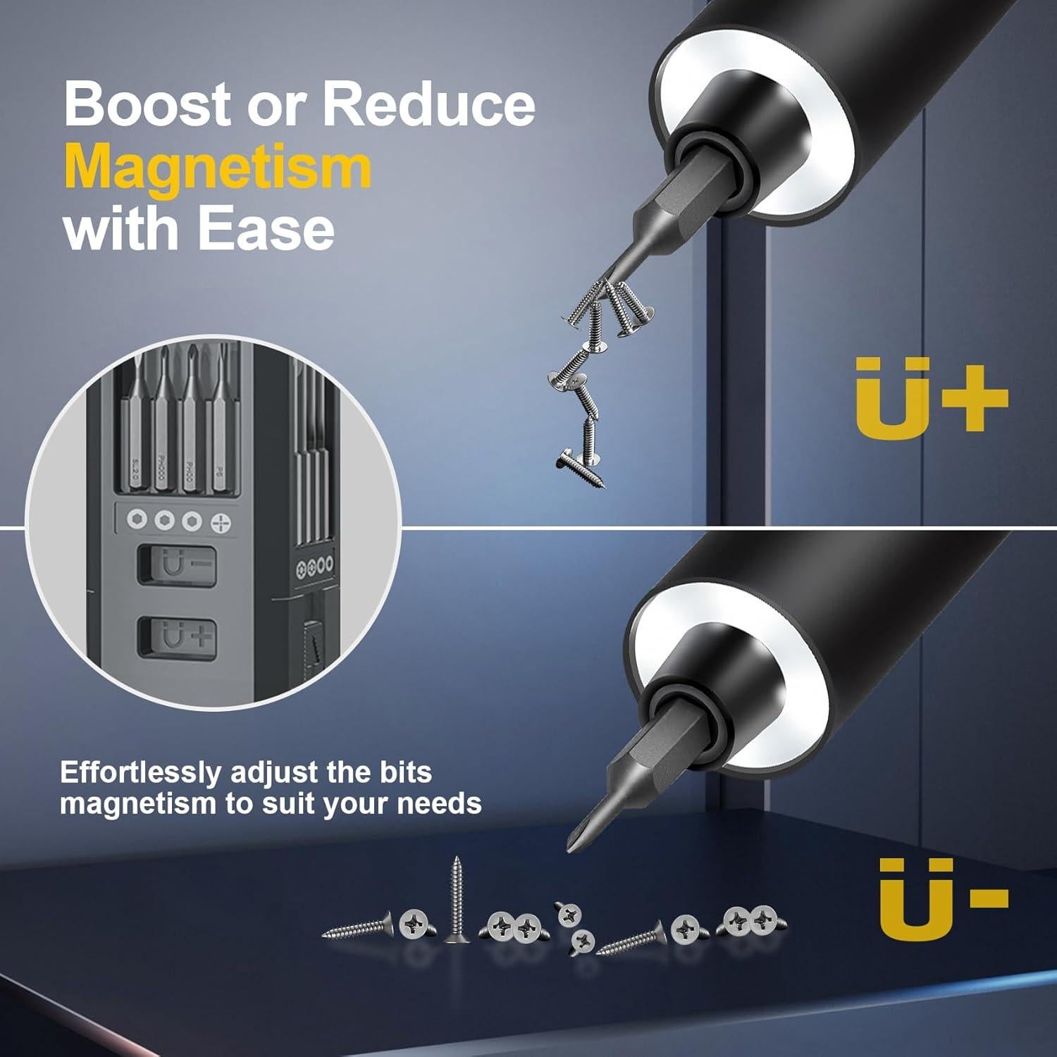 Destornillador Eléctrico de Precisión XIAONIAN 3.7V 76 en 1