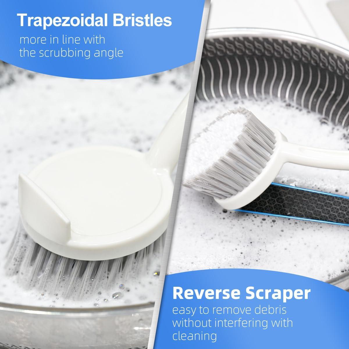 Juego de 2 cepillos de limpieza BRUSH FAMILY con raspador