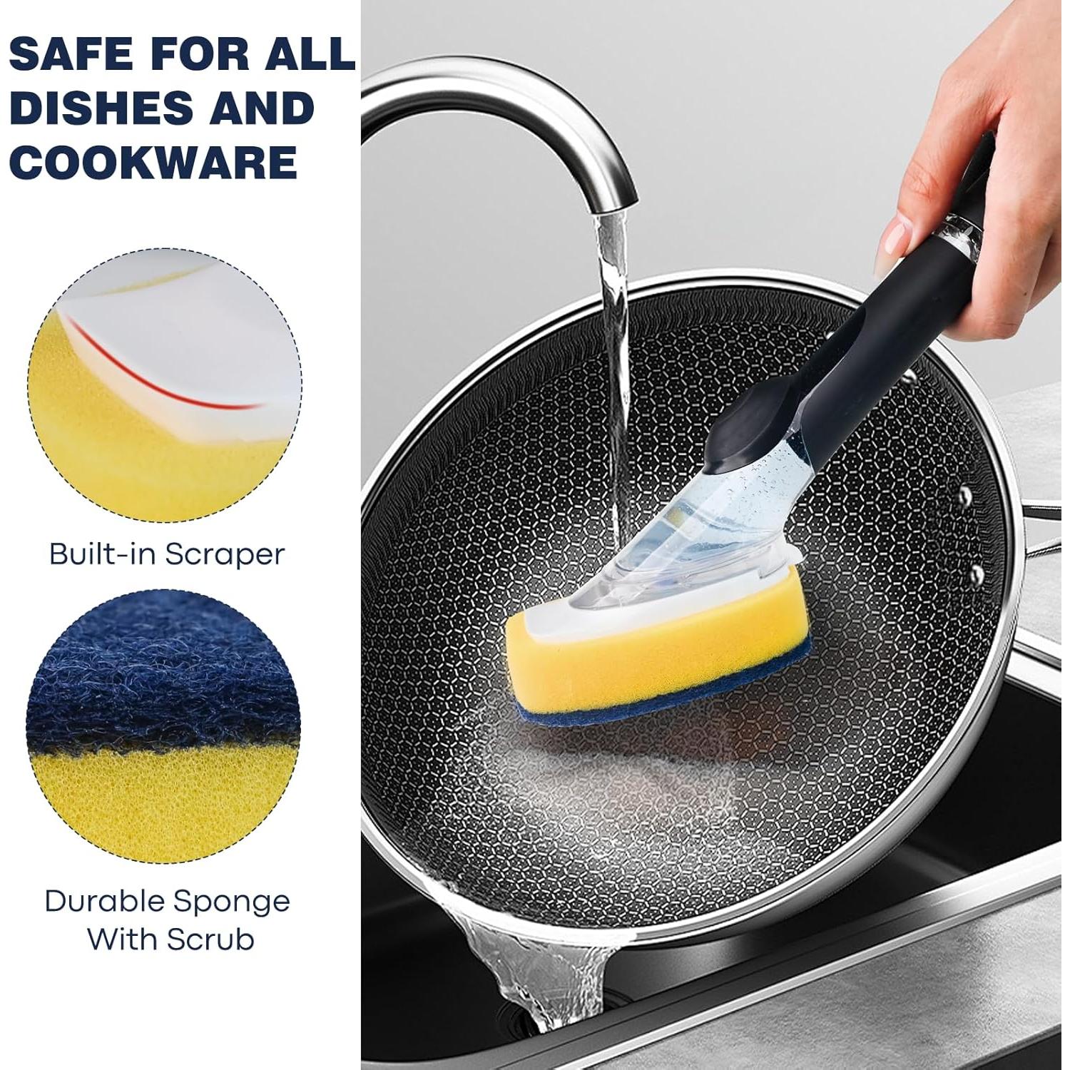 Recambios de Esponja OXO para Cepillo de Platos - Paquete de 6