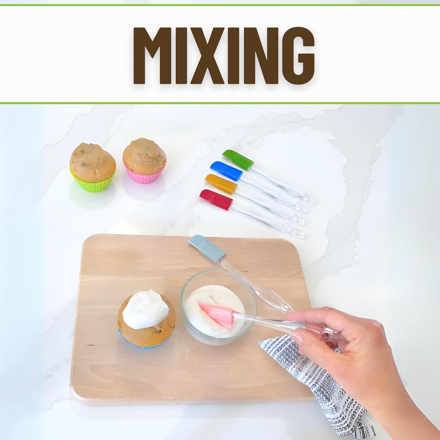 Set de 6 Espátulas de Silicona Evelots para Cocina - Resistentes al Calor