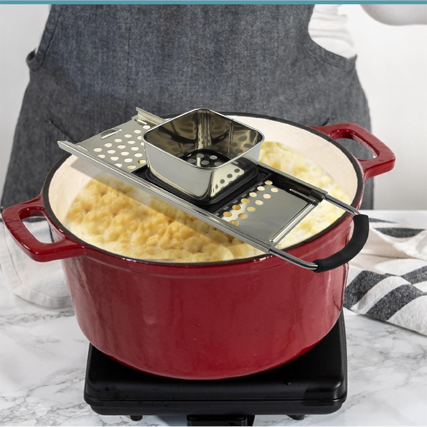 Prensa de Spaetzle Zoie + Chloe - Acero Inoxidable 31.8 cm