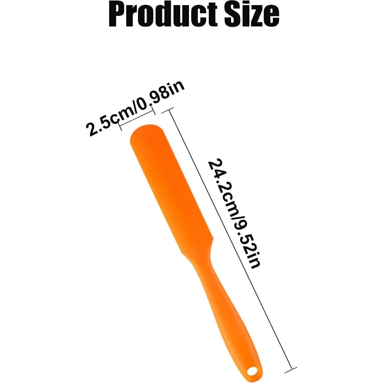 4 Espátulas de Silicona WenTigDY Resistente al Calor Apta Lavavajillas