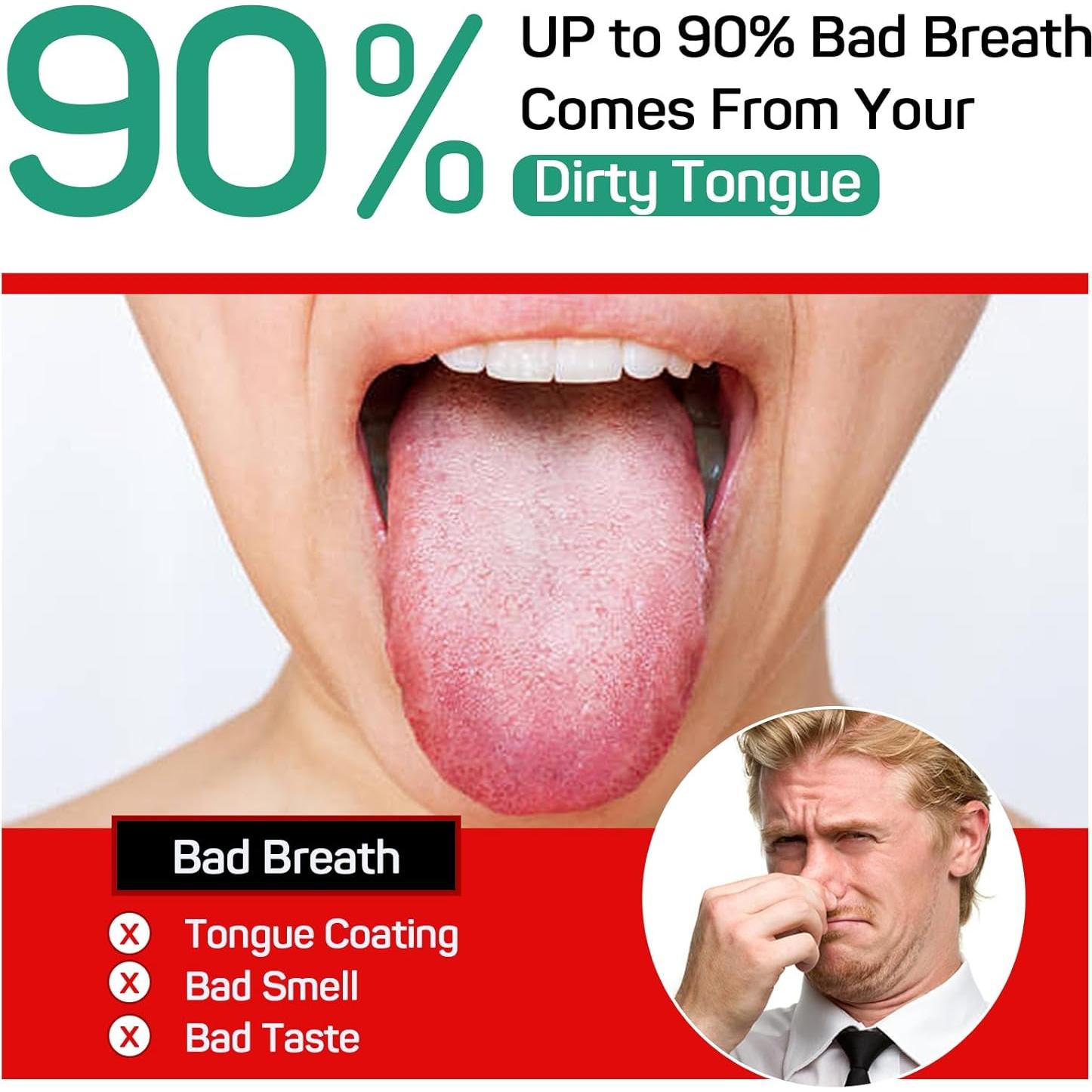 Raspador de Lengua RONAVO Acero Inoxidable 2 Piezas