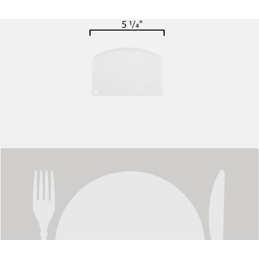 Juego de 2 Raspadores de Tazón Ateco - Plástico Flexible