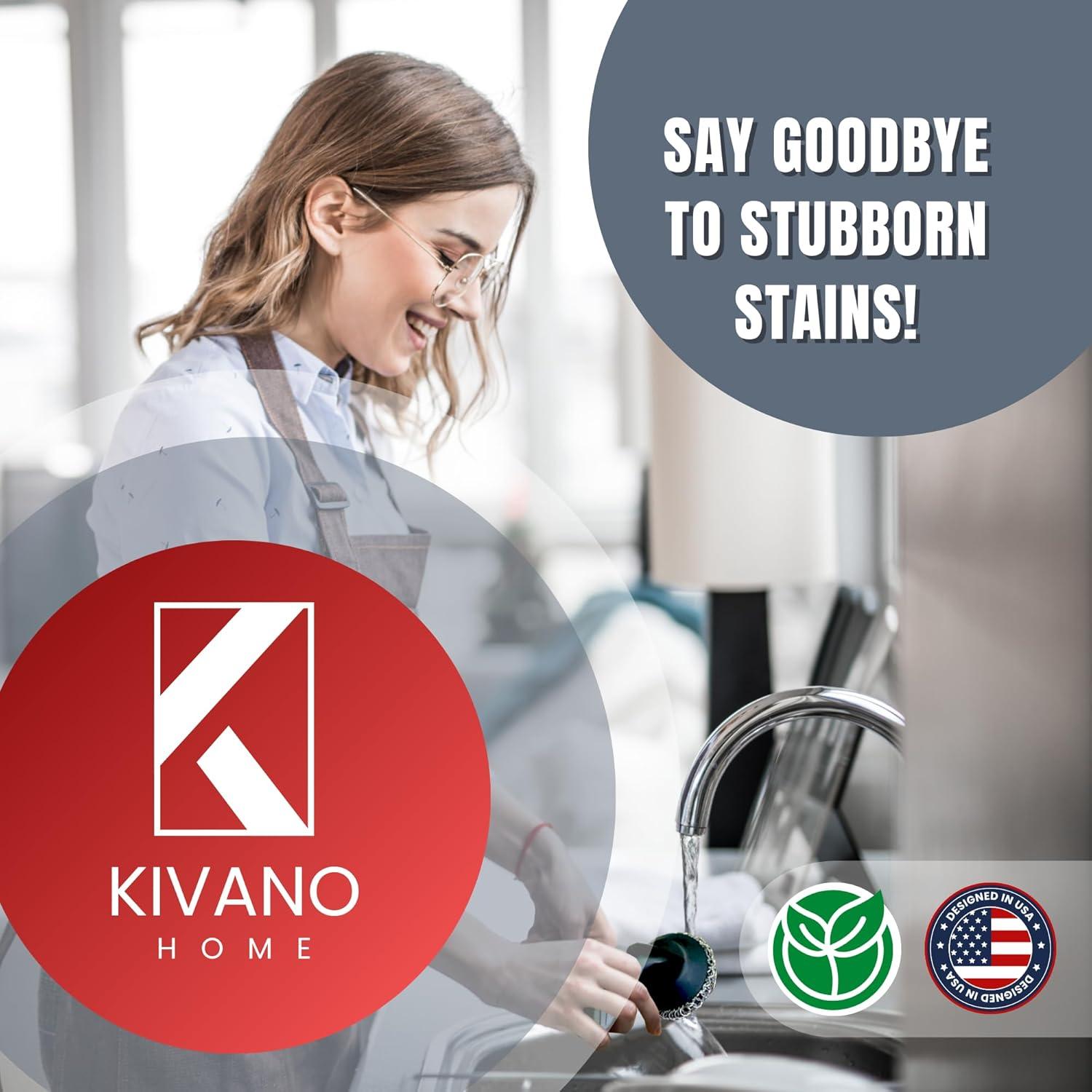 Estropajo de Hierro Fundido KIVANO con Raspador y Mango Antideslizante