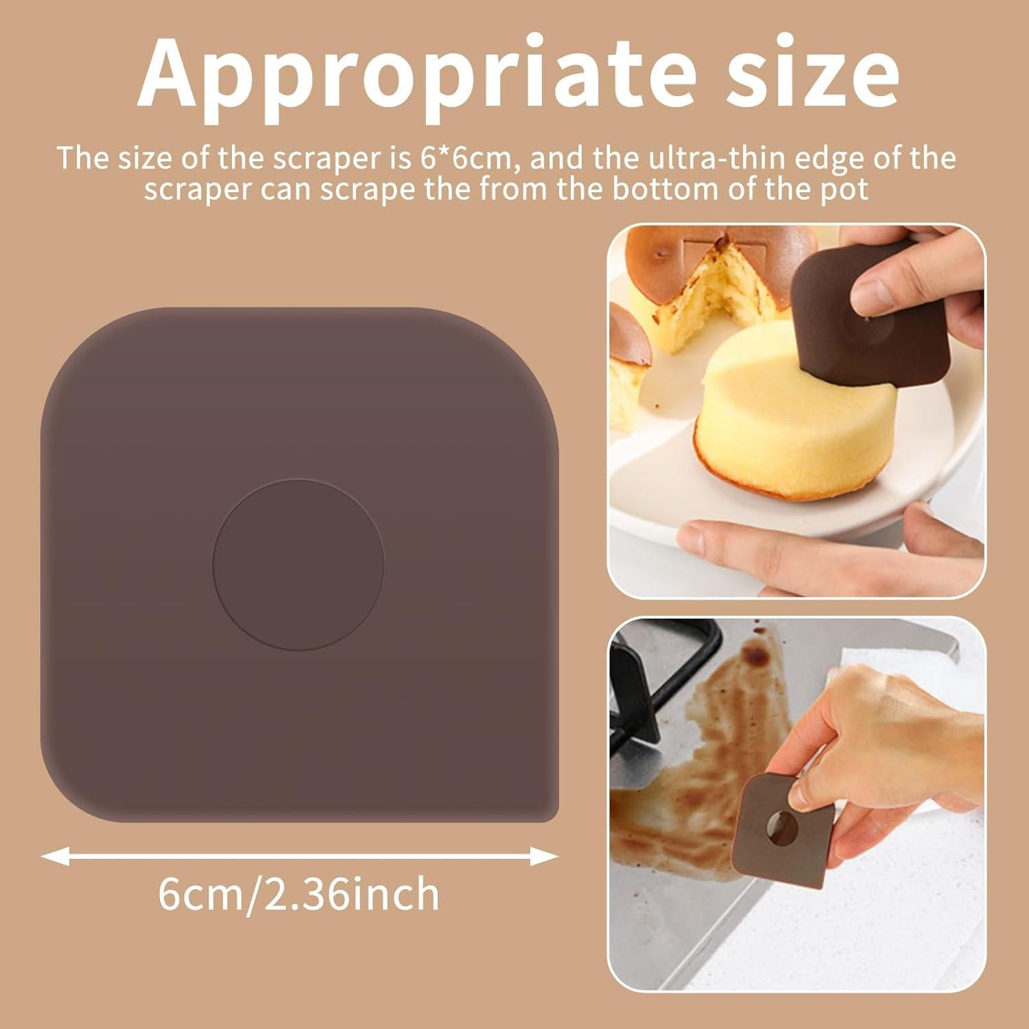 20 Raspadores de Nylon para Sartén Antideslizantes YMKWZ